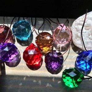 Faceted Crystal Prism ~ Choose Your Favorite